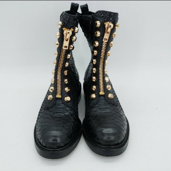 Jeffrey Campbell Womans Ankle Bootie Black 6 - Picture 4 of 10